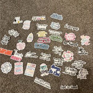 Inspirational Sticker Set - Multicolor